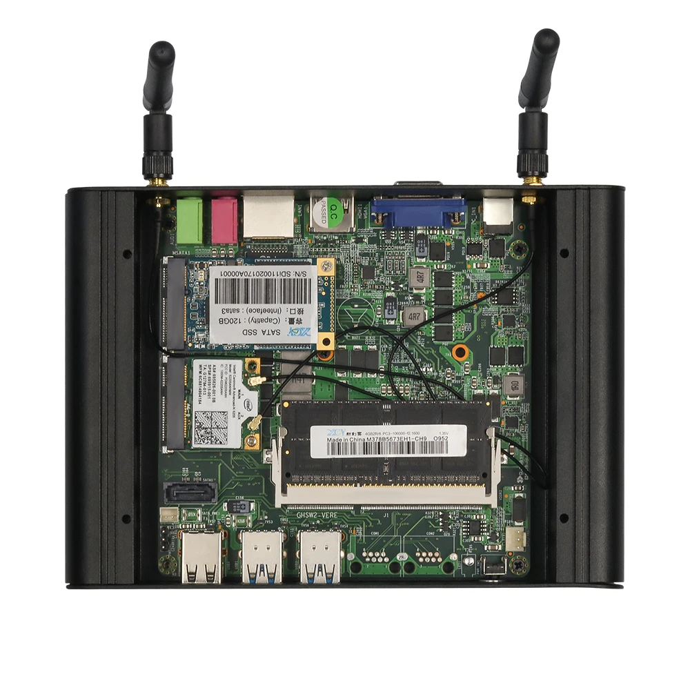 BEEBPC Windows 10 Мини ПК Core i7 7500U i5 7200U i3 7100U DDR3L 4k UHD Wifi HDMI 6 * USB HD графика 620 Настольный