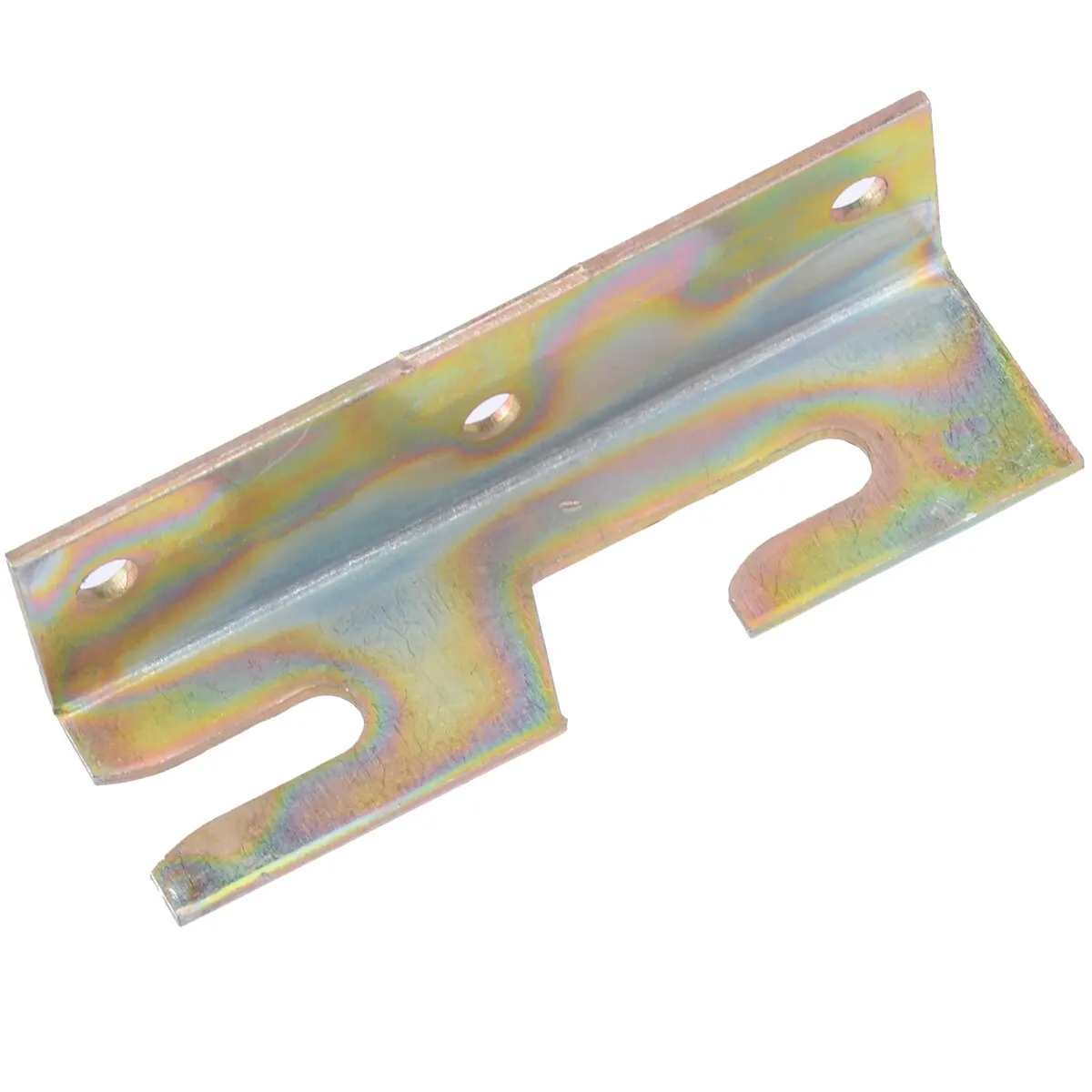 4 Set Brass Connection Corner Bed Hinge Tone Furniture Wood Bed Rail Hook Bracket Fitting Snap Connectors