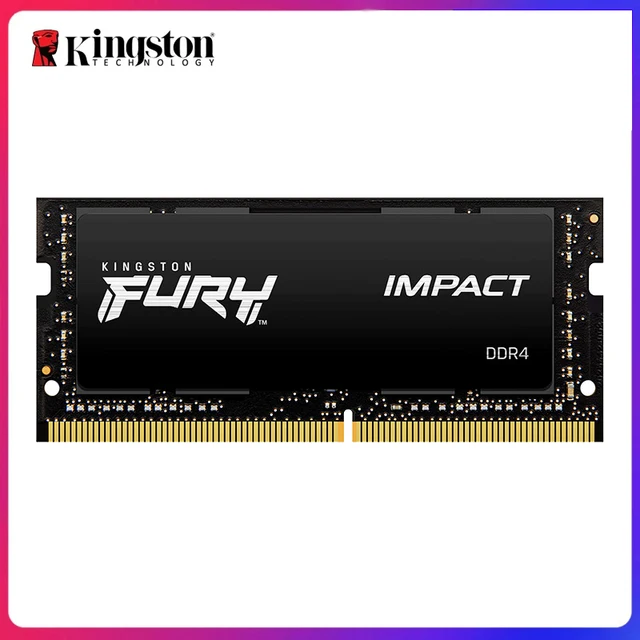 Original Kingston HyperX Impact 8GB 16GB DDR4 2666MHz Laptop RAM Memory CL15 SODIMM 1.2V 260-Pin notebook Internal Memory 32G 1