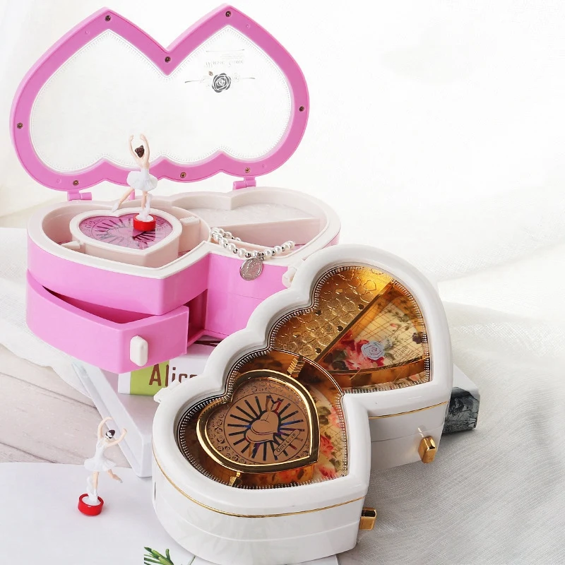 Ballerina Musical Jewelry Box Storage Case for Little Girls Cute Children Gifts | Дом и сад