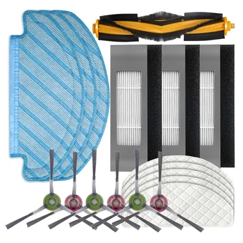 

18Pcs Is Suitable for Ecovacs Cobo er Ozmo T8 Side Brush Rolling Brush Cleaning Mop Rag Filter Accessories