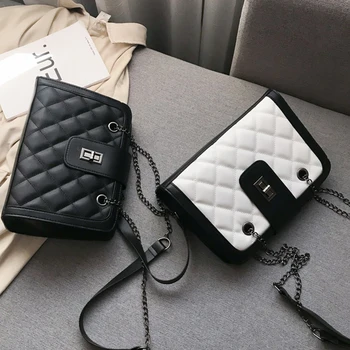 

Women's Diamond Chain Shoulder Bags 2020 Fashion Messenger Bag Fashion Designer Bag Sacs femme Luxury brand bags KYIDER