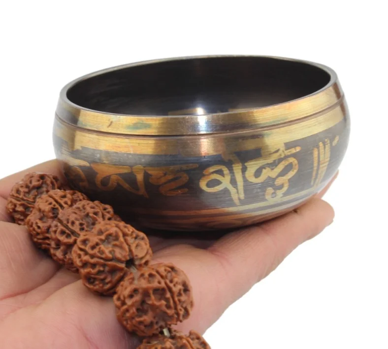 Гималайская чаша для рук декоративная чакра медитация настенные блюда Йога Тибетский буддизм, латунь Поющая чаша