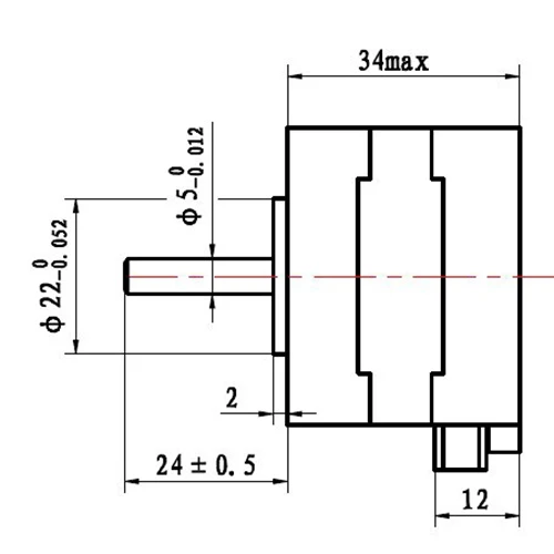 

NEMA 17 Stepper motor 12V For CNC Reprap 3D printer extruder 36oz-in 26Ncm 0.4A OD889