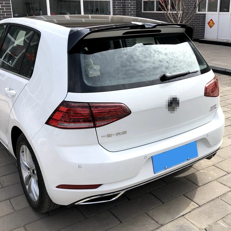 Для Volkswagen GOLF MK7- задний спойлер на крыше Высокое качество ABS Материал грунтовка цвет украшение в виде хвостового крыла для GOLF 7