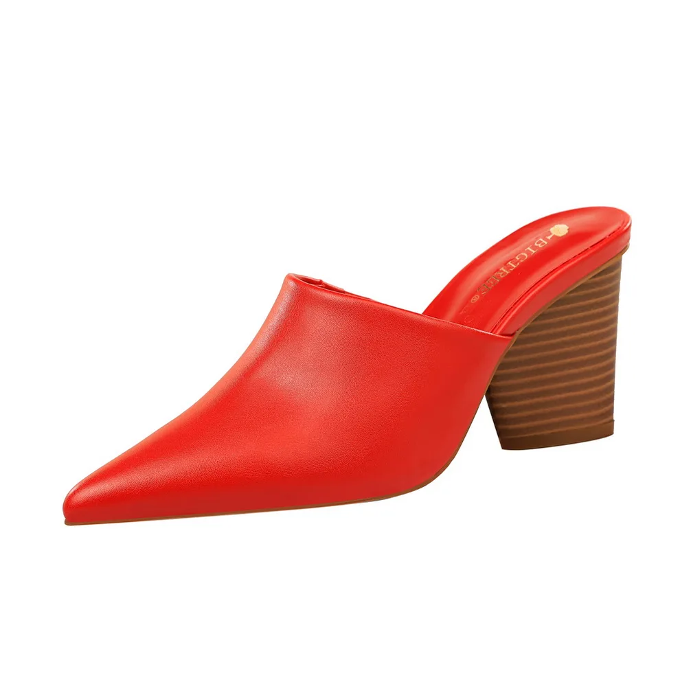 Pantofola Da Donna Estiva 7.5Cm Sandali Con Tacco Alto Per Donna Scarpe In Pelle Pu Per Donna 2023 Scarpe Da Donna In Offerta Flipper Zero
