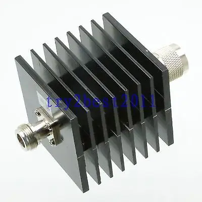 

DHL/EMS 2 Sets Attenuator N plug to jack pin 20W 20 Watts 30dB DC-3.0GHZ 50ohm RF coaxial Power -C1
