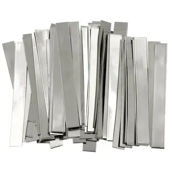 

1Bag 100g Nickel Plated Steel Strip Nickel Strap Sheets for 18650 Lithium LiPo Battery Soldering Tab Spot Welding Machine Welder