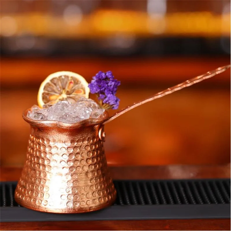 Aluminum Plated Copper Turkish Greek Coffee Pot Warmer with Handle Turk Cezve Cafeteria Coffee Maker 2-3 People Turkey Teapot Aluminum Plated Copper Turkish Greek Coffee Pot Warmer with Handle Turk Cezve Cafeteria Coffee Maker 2-3 People Turkey Teapot