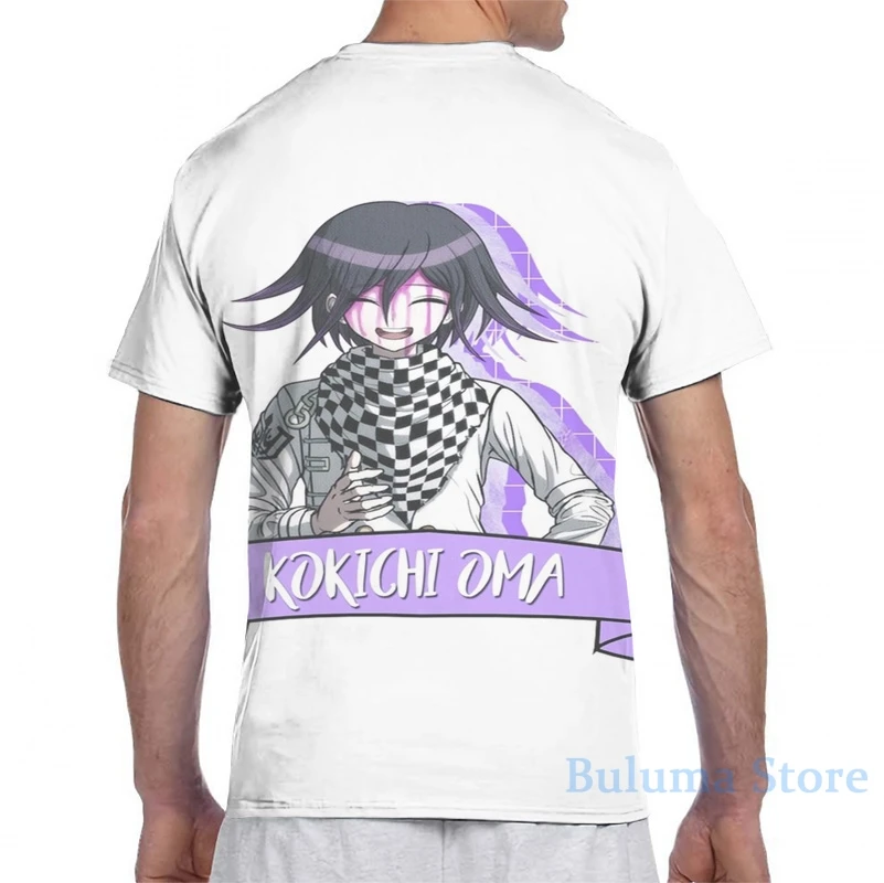 Мужская футболка Danganronpa Kokichi Oma женская модная со сплошным принтом для девочек