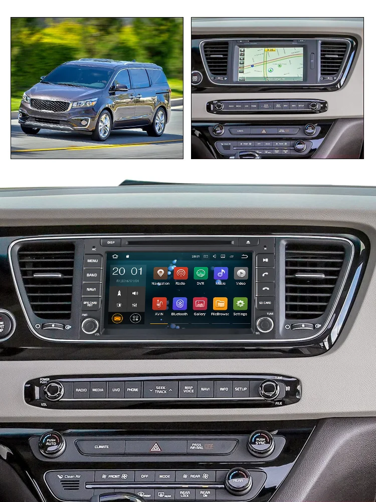 Flash Deal New! 8Core Android 9.0 4+32G Car dvd multimedia Player GPS Navigation For KIA Carnival Sedona 2014 2015 2016 2017 2018 car radio 5