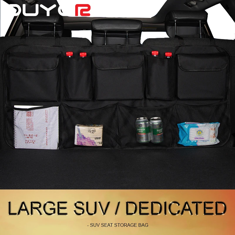Large Capacity Car Trunk Organizer Adjustable Backseat Oxford Storage Bag Universal Automobile Seat Back Organizers Accessories |