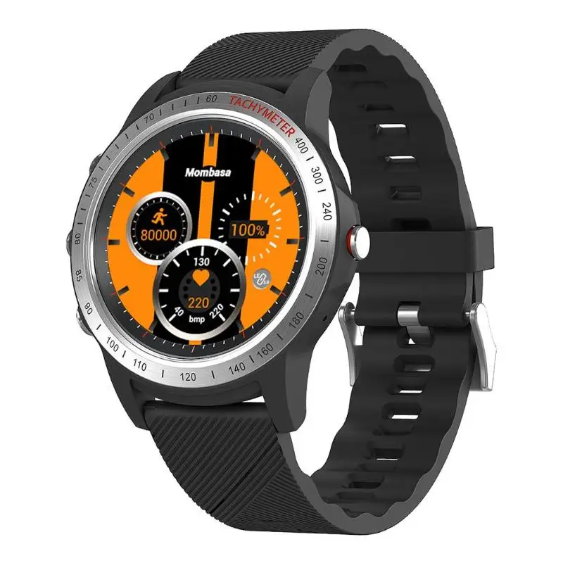 Sliver black S22 Dual Bluetooth Smartwatch сердечного ритма IP67 водонепроницаемые спортивные Смарт-часы - Цвет: Sliver black