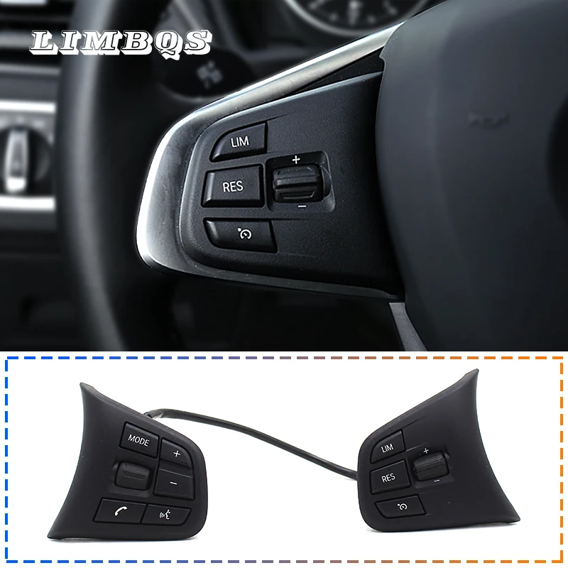 

Multifunction steering wheel control button switch for bmw f10 f11 5 series remote cruise wheel volume audio control with cables