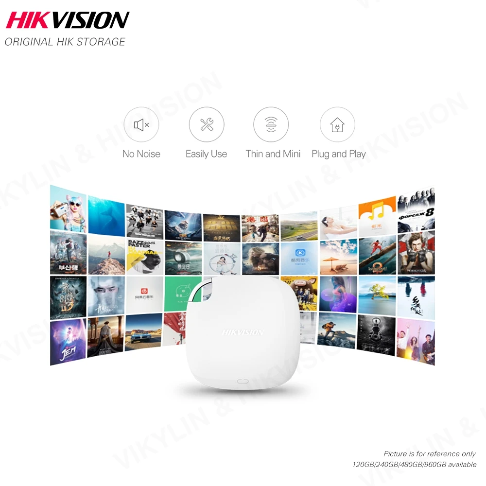 Hikvision-޴ SSD 120/240GB  SSD 960GB ũ ̺ 480GB SSD, USB3.1 cŸ ָ Ʈ ũ 3  SSD