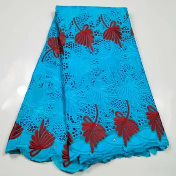 

Cotton African Lace Fabric With Stone Nigerian Lace Fabric 2020 High Quality Swiss Voile In Switzerland Lace for Nigerian Party