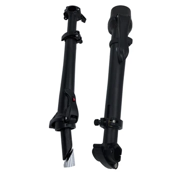 

2 Pcs Accessories: 1 Pcs Folding Bike Stem with Teeth 25.4mm & 1 Pcs Folding Stem Toothless Riser Bicycle Handlebar