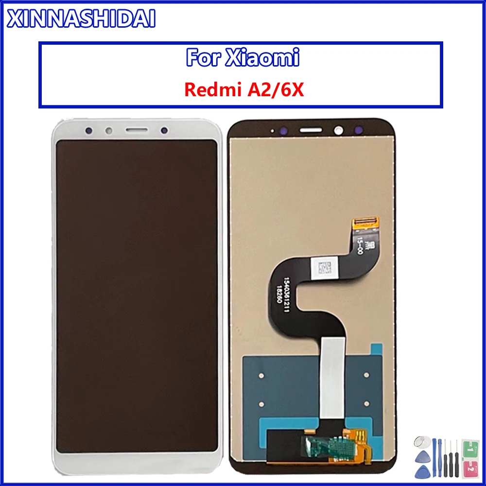 Для Xiaomi A2 ЖК сенсорный экран дигитайзер для Redmi 6 Pro MI 6X сборка с рамкой | Мобильные