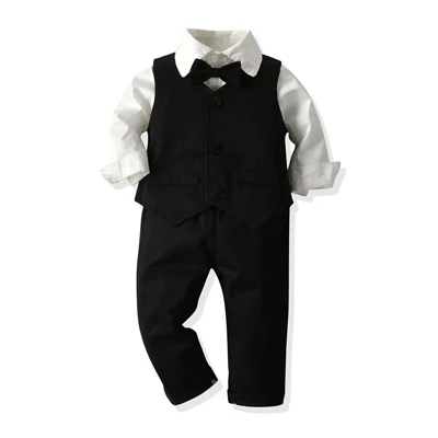 baby boy black vest