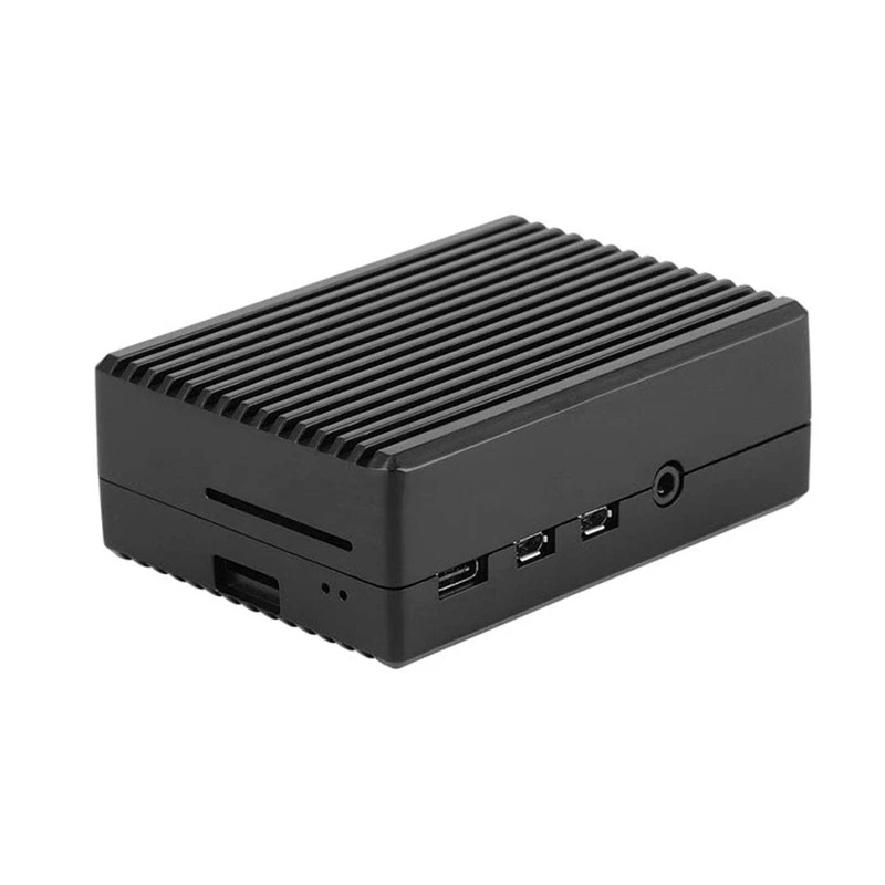 Для Raspberry Pi 4 Модель B чехол из алюминиевого сплава с охлаждающей колонкой пассивный охлаждающий чехол совместим с Raspberry Pi 4
