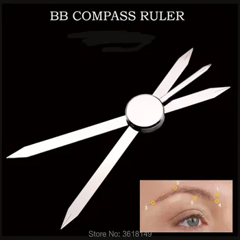 

BB Compass Ruler Microblading Eyebrow Mapping Tool for Permanent Makeup Eyebrow Measurement Tool 10CM Mapping String