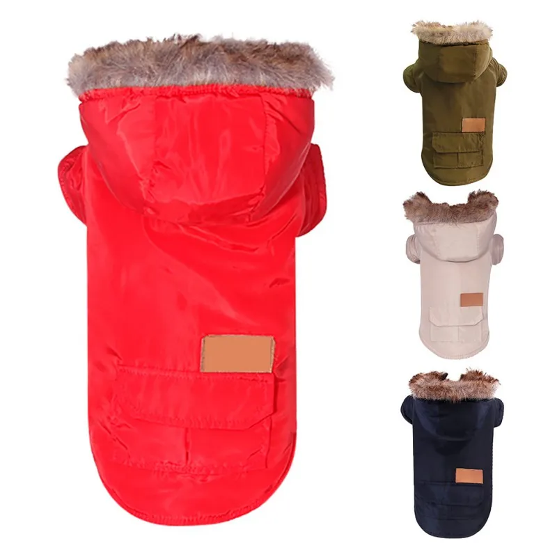 

Pet Dog Costume Winter Warm Dog Parkas Clothes for Small Dogs Down Coat Chihuahua Yorkies Apparel Ski Jacket H1 x