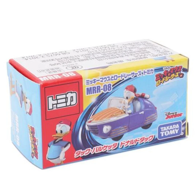 Takara Tomy TOMICA Дисней Микки Маус и родстер гонщик Аниме Фигурка Дональд Дак Игрушечная модель комплект Забавная детская безделушка