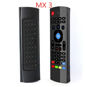 

MX3 Air Mouse Smart Voice Remote Control Backlit MX3 Pro 2.4G Wireless Keyboard IR Learning For Android 9.0 TV M8S+T8 QBOX