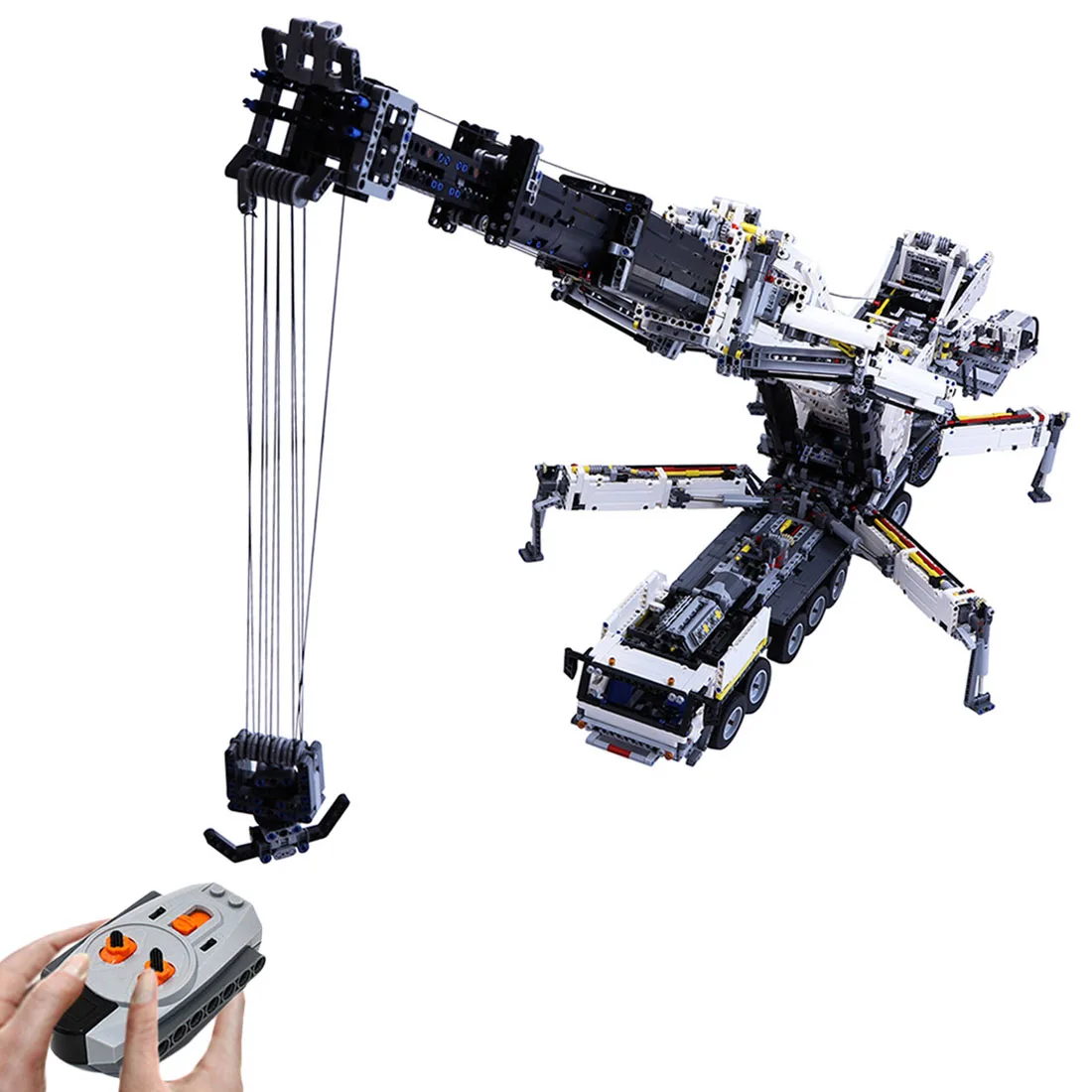 

7692Pcs Moc Dynamic Version High Level RC Giant Crane LTM11200 Small Particles Assembly Building Block Model Kit Gift For 14+