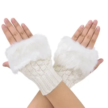

Hirigin Women Winter Warm Stretchy Warmers Long Fingerless Gloves Fashion Mittens Women Hot Clothing