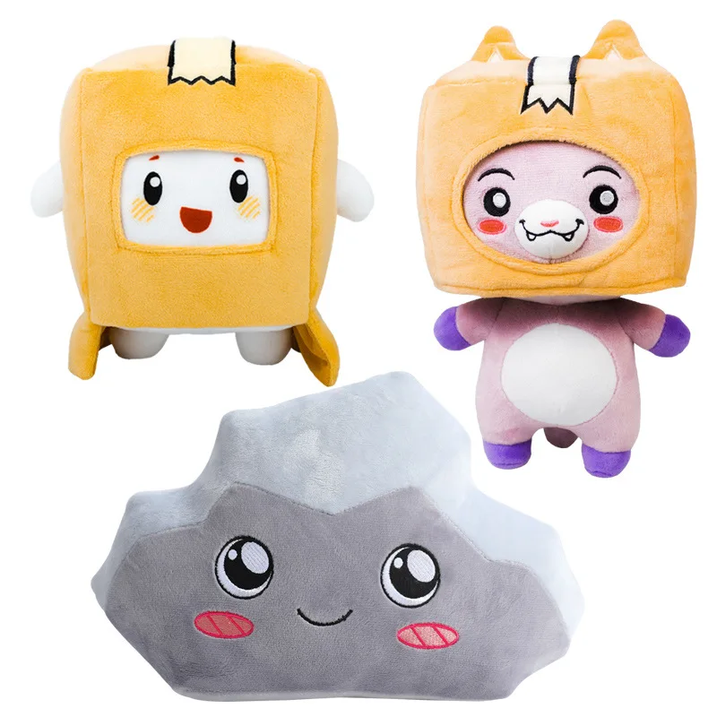 Lankybox Plush Toy Removable Cartoon 