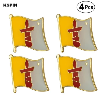 

NUNAVUT Flag Pin Lapel Pin Badge Brooch Icons 4PC