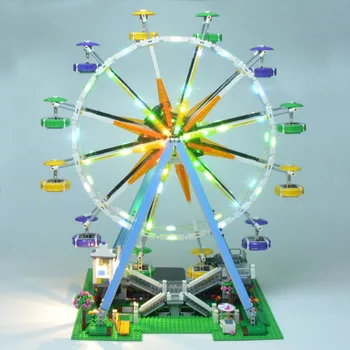 

MODIKER Small Particles Toy LED Building Block USB Light Accessory Kit for City Street Ferris Wheel Model Building Kits 10247