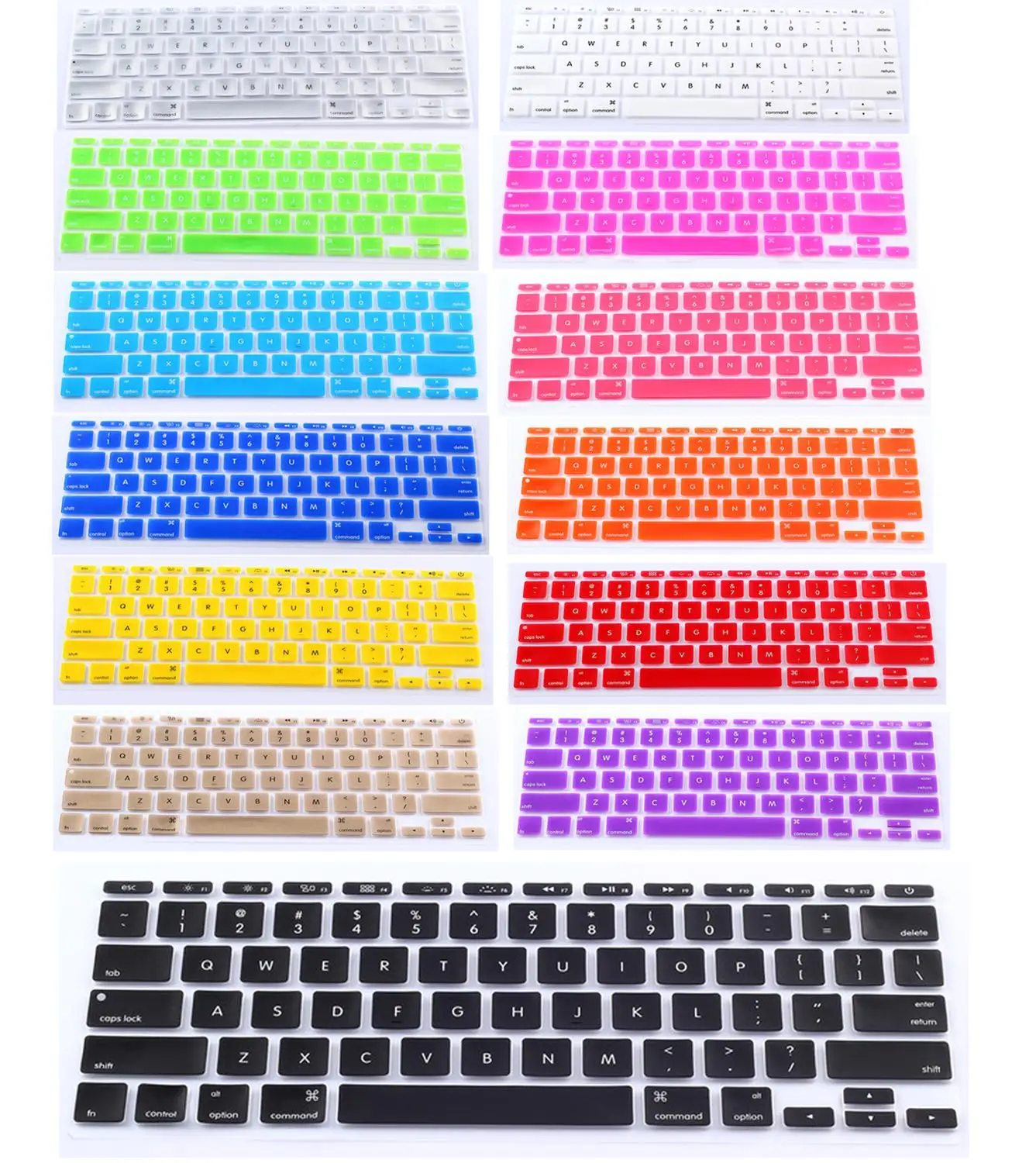 

US Version For Apple Macbook Air 11.6" A1370 A1465 Keyboard Cover Protector skin
