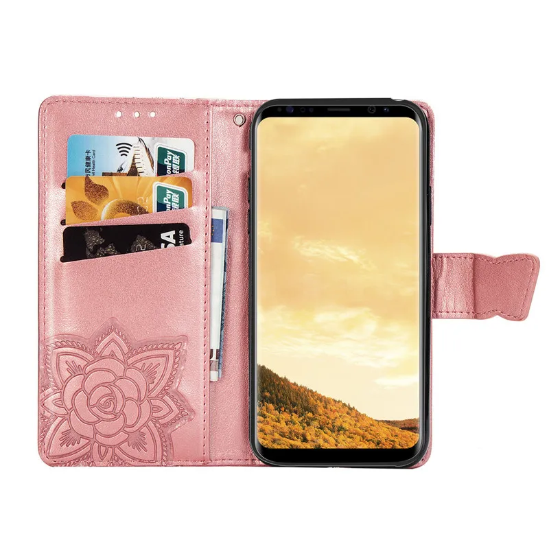 Бабочка Флип-кейс для samsung Galaxy S10 S9 S8 S7 Edge Note 8, 9, 10, A10 A20 E A30 A40 A50 A70 A2 J2 Core J6 J4 плюс крышка