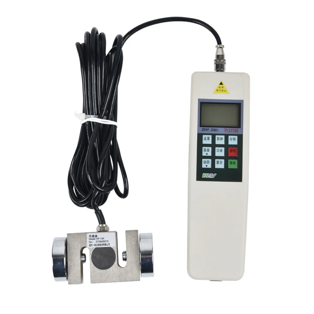 ЦИФРОВОЙ динамометр с внешним датчиком 5000N HF-5K push pull force тестер RS232 HF-5000 N/KG/LB