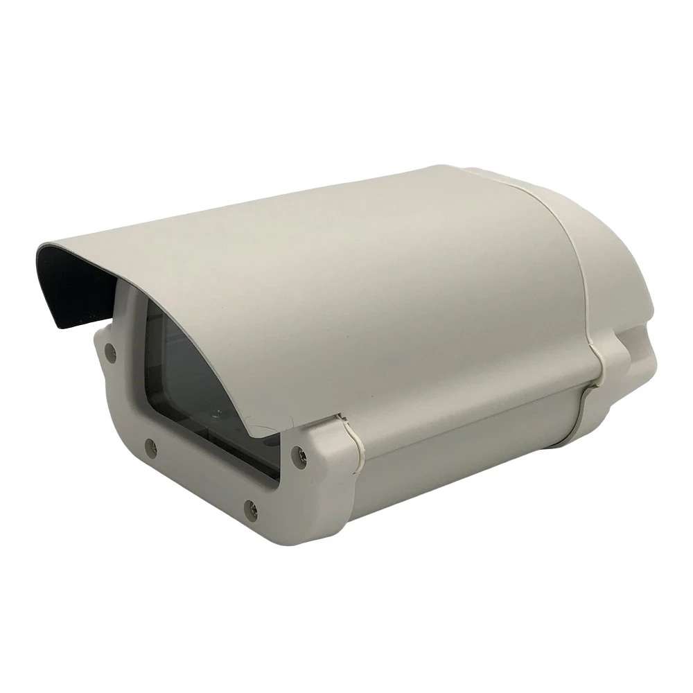 6 Inch Clear Glass Window Without Lens Cut Out Ring CCTV Camera Housing Outdoor Casing Waterproof Enclosure Aluminium Cover