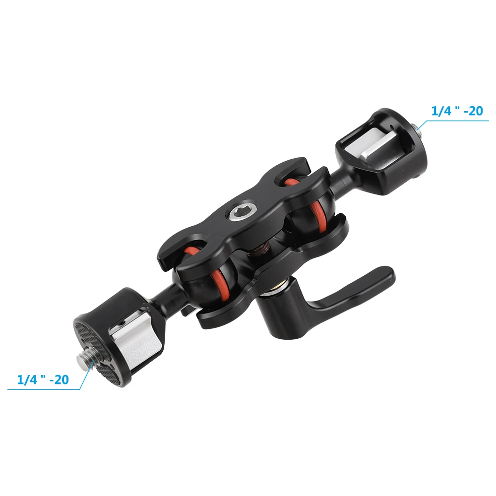 HDRIG алюминиевый шарнирный магический рычаг с двойной шаровой головкой 1/4 &quot 20