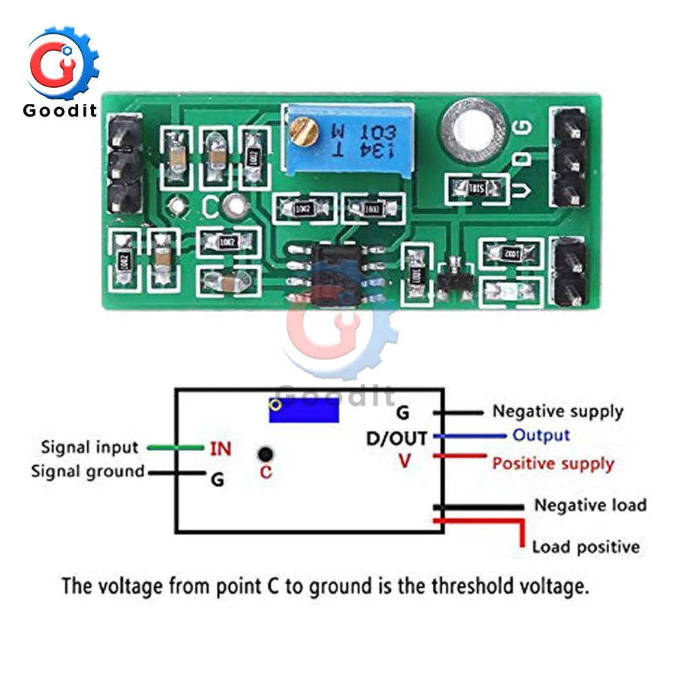 LM393 компаратор напряжения модуль сигнала двухпозиционный уровень нагрузки привод двухканальный регулируемый потенциометр светодиодный индикатор