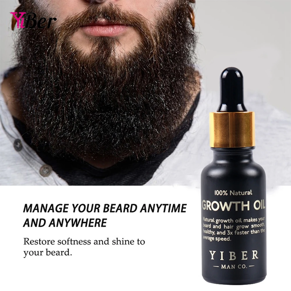 Oil-Kit Balm Moustache Beard Wax Hair-Growth Conditioner Soften Nourishing Enhancer Leave-In