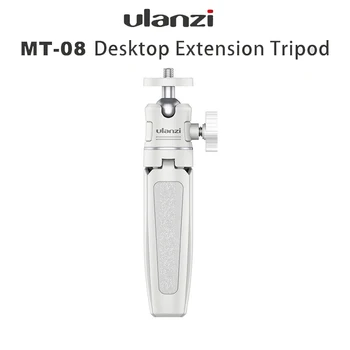 

Ulanzi MT-08 SLR Camera Smartphone Vlog Mini Portable Tripod with Cold Shoe Phone Mount for iPhone Android