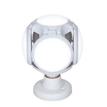 

Round Durable Sturdy Night Light Garage Lights Folding Football Bulb Office Basement Work Lighting