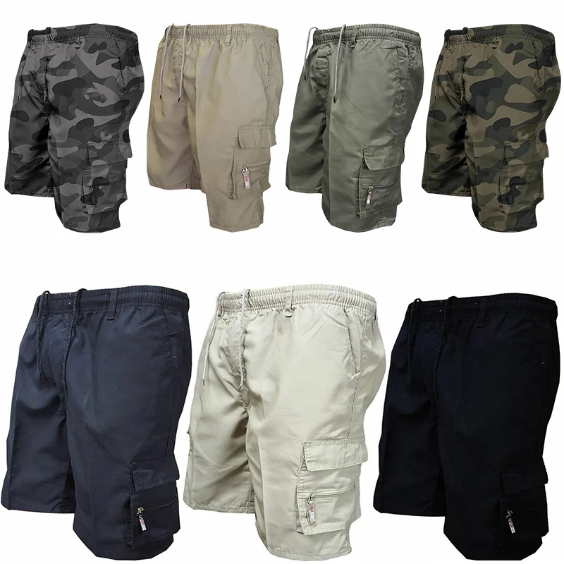 mens casual summer shorts 2022 Summer Men's Cargo Shorts Bermuda Cotton High Quality Hot Sale Army Military Multi-pocket Casual Male's Outdoor Short Pants casual shorts