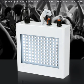

Disco Lights 108 LED Mixed Flashing Stage Lights Strobe Lights Sound Activated Festival Parties Light Wedding KTV Strobe Light