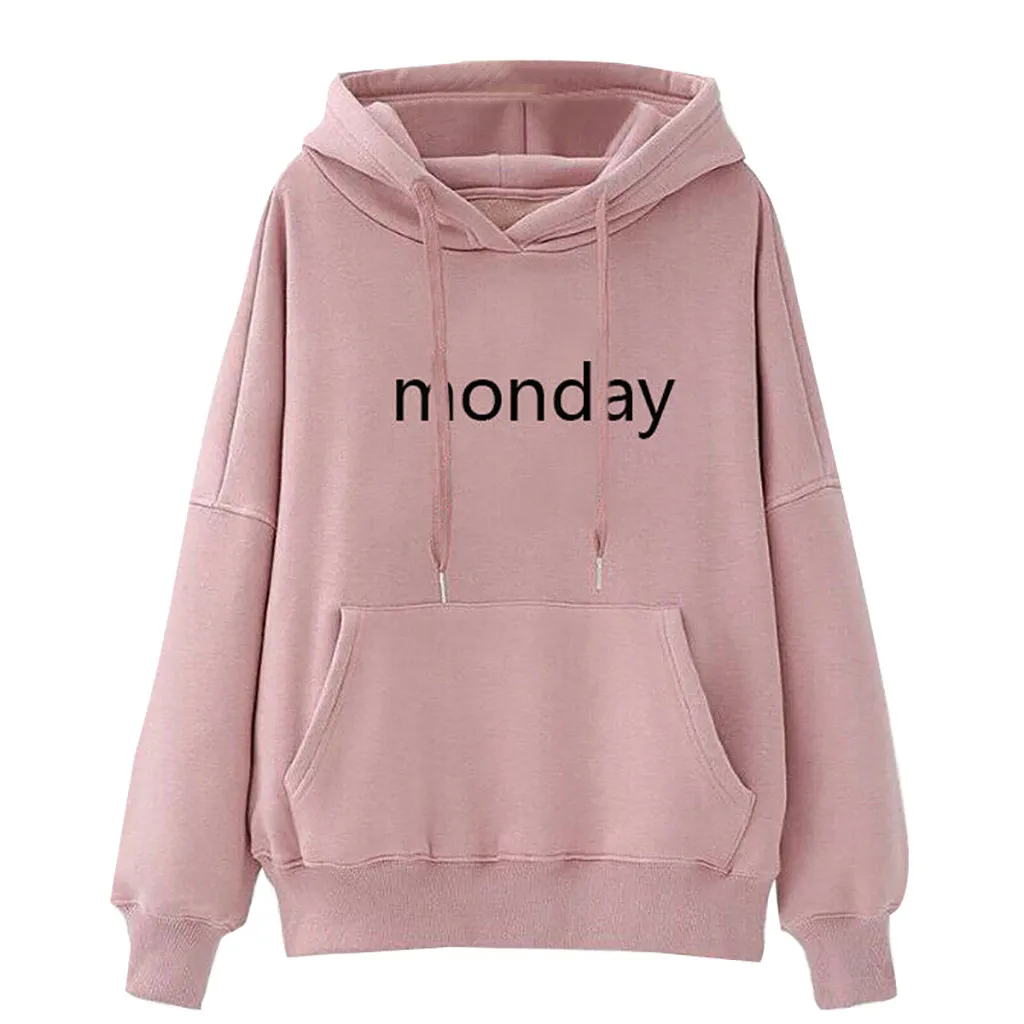 

JAYCOSIN Casual Drawstring Autumn Sweatshirt Women Long Sleeve Hooded Solid Womens Hoodie Tops 2019 High Quality Hoodies Women