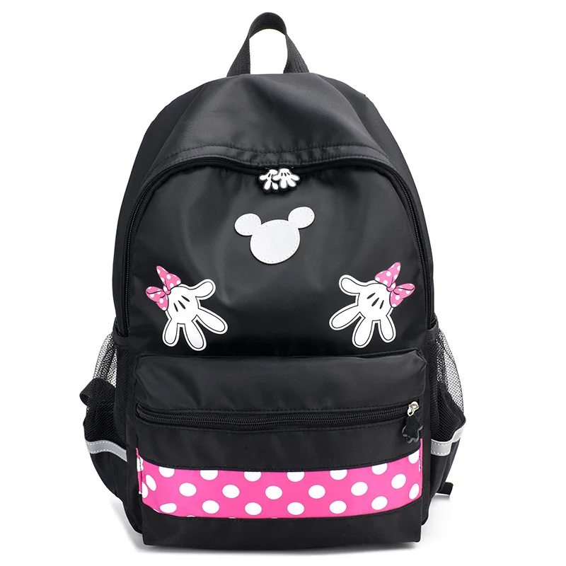 Дисней Минни большой емкости плюшевые рюкзаки Микки Маус Модная студенческая школьная сумка женские сумки для девочек Дорожная сумка