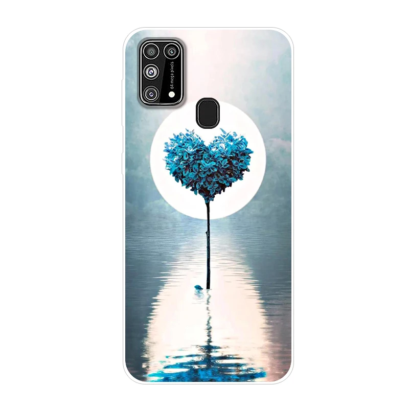 For Samsung A21S Case Phone Cover Silicone Soft TPU Back Cover for