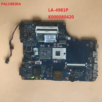 

PALUBEIRA Laptop Motherboard For Toshiba L500 L505 Series LA-4981P K000080420 Full Tested Free Shipping
