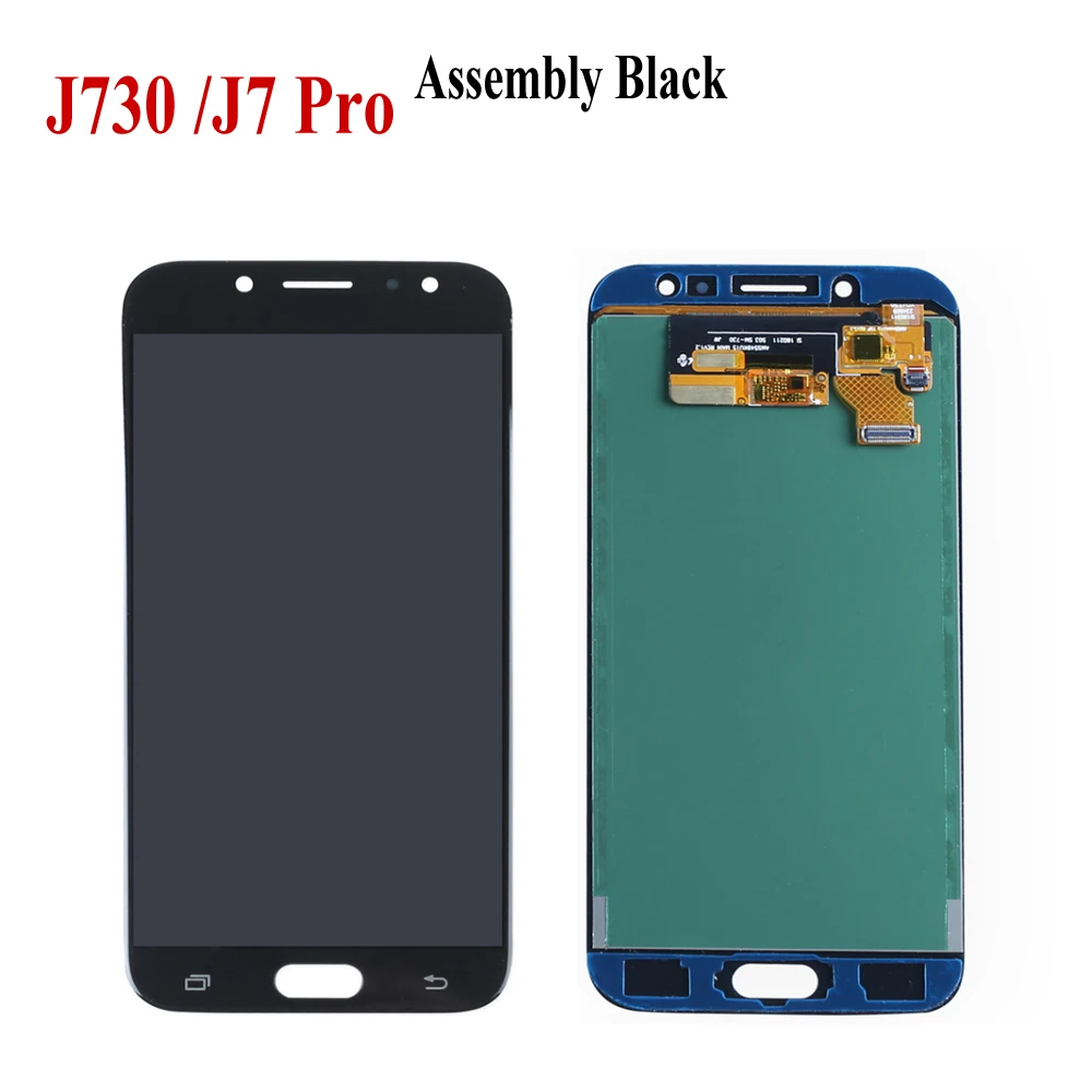 TFT ЖК-дисплей Weida 5," для samsung Galaxy J7 Pro J730 J730F, кодирующий преобразователь сенсорного экрана в сборе для SM J7 J730 lcd - Цвет: TFT