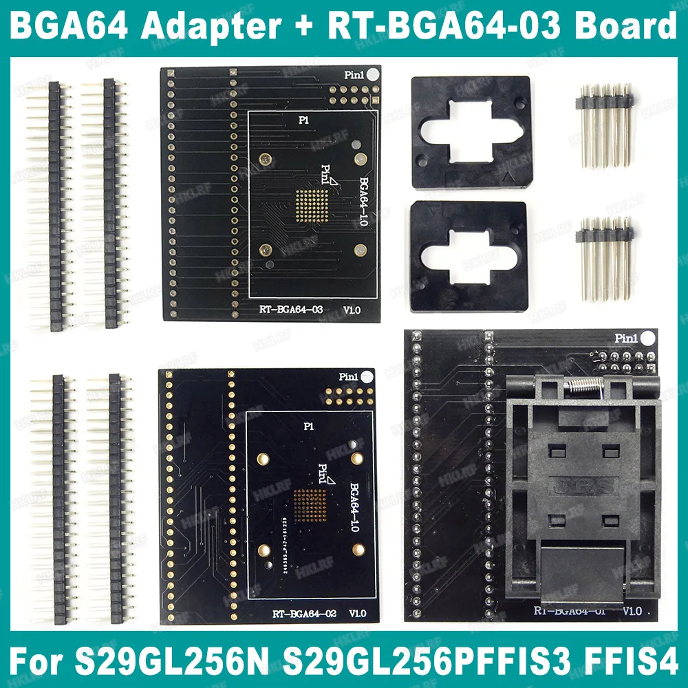 BGA64 Adapter + RT-BGA64-03 Board